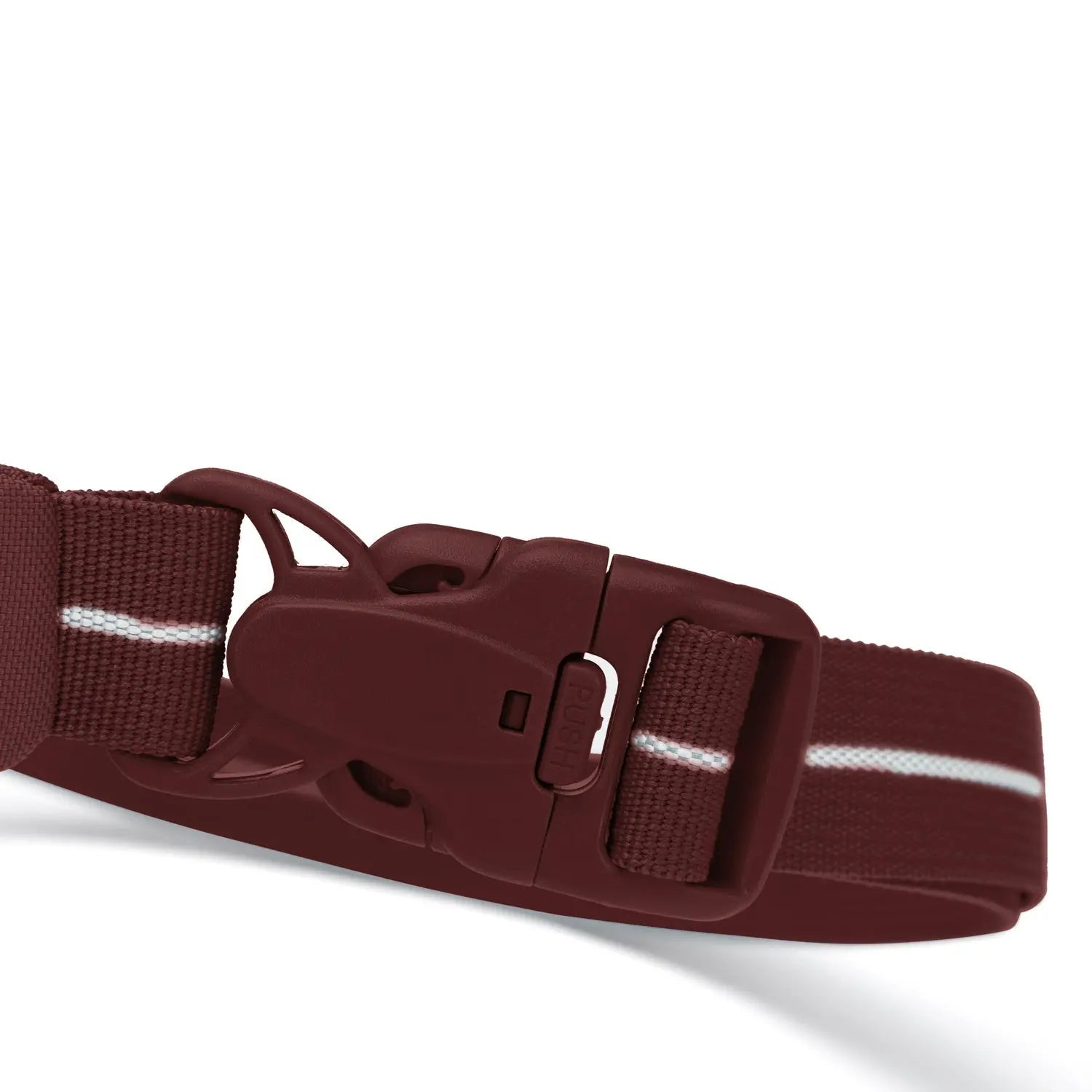 Pacsafe GO Sling Pack, Garnet Red — dual-release security buckle