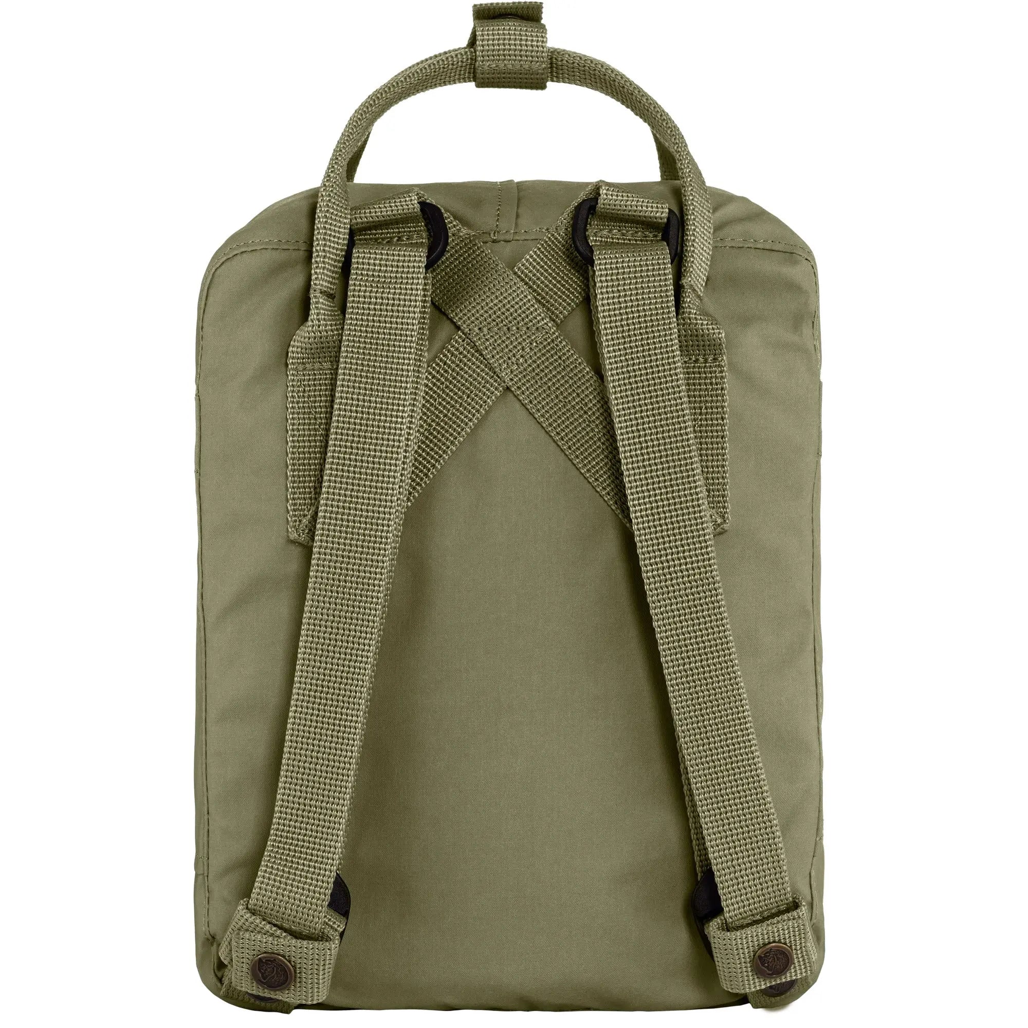 Fjallraven Kanken Mini in Green, back view