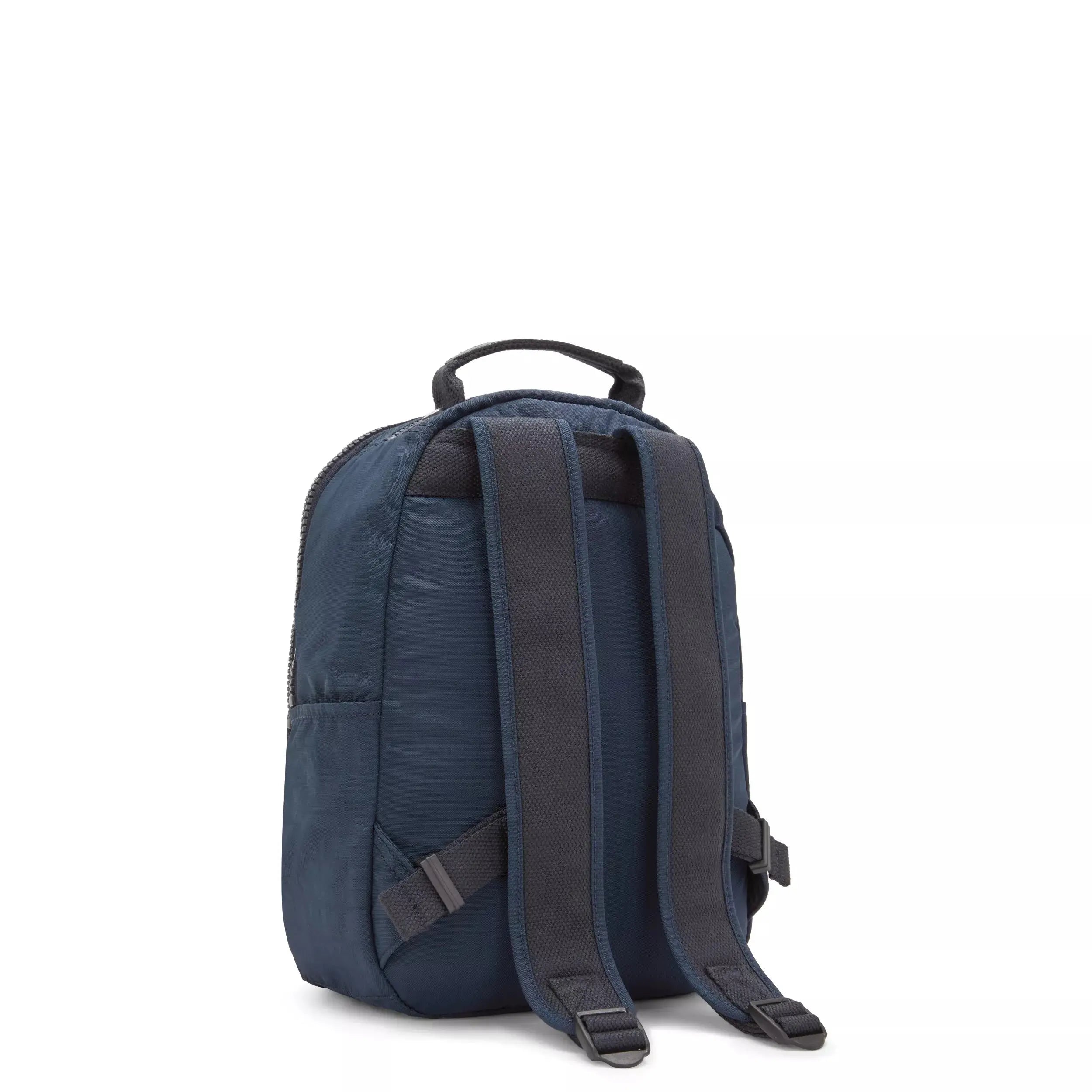 Kipling Seoul Small Tablet Backpack in Blue Bleu 2, back view