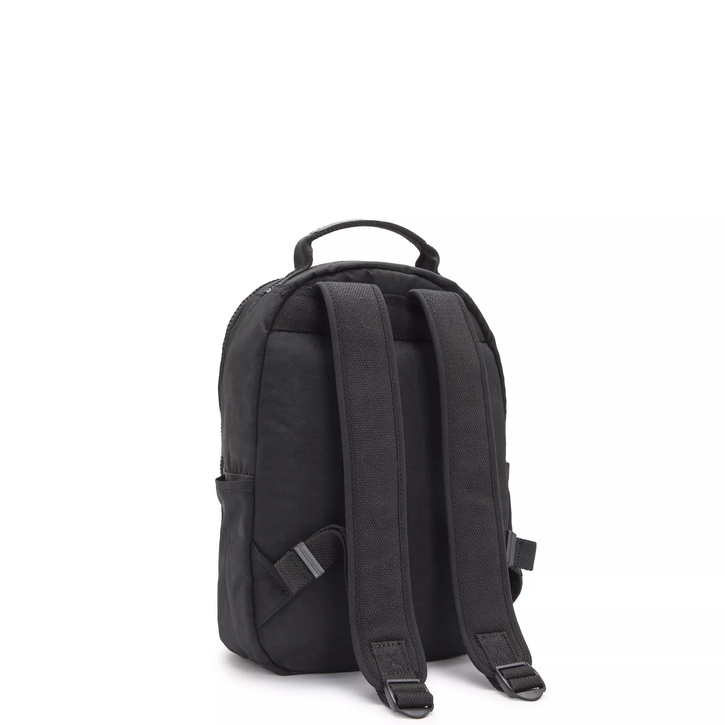 Kipling Seoul Small Tablet Backpack in Black Noir, back view