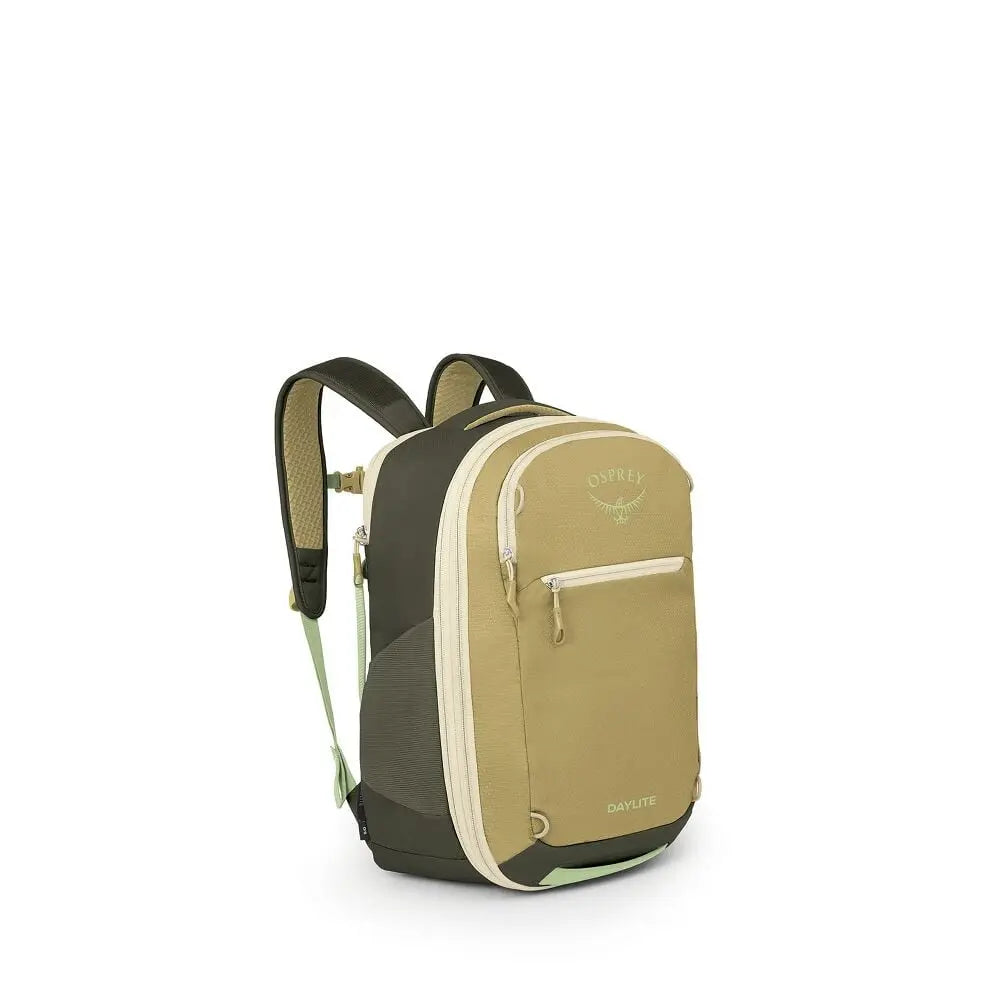 Osprey Daylite Expandable 26+6 Travel Pack in Gravel Tan Multi - front angled view