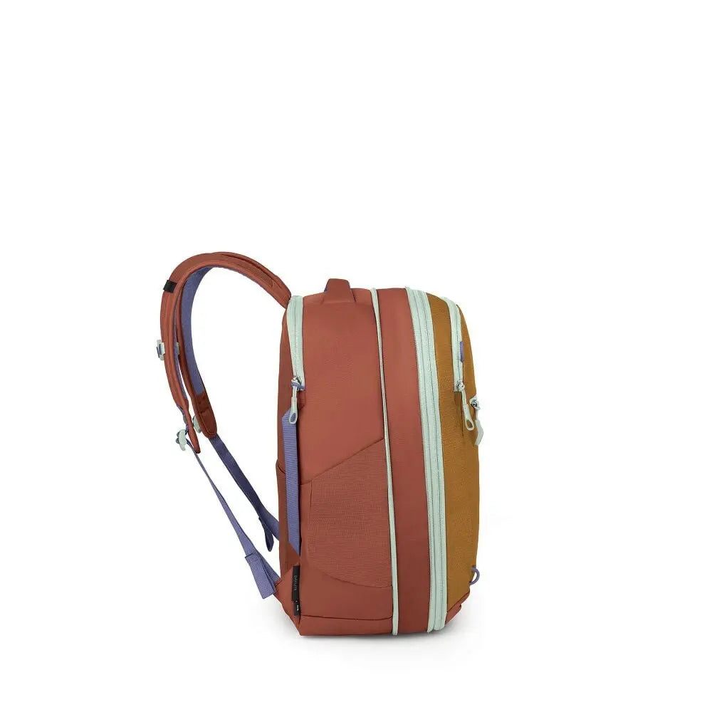 Osprey Daylite Expandable 26+6 Travel Pack in Barley Brown Multi - side view