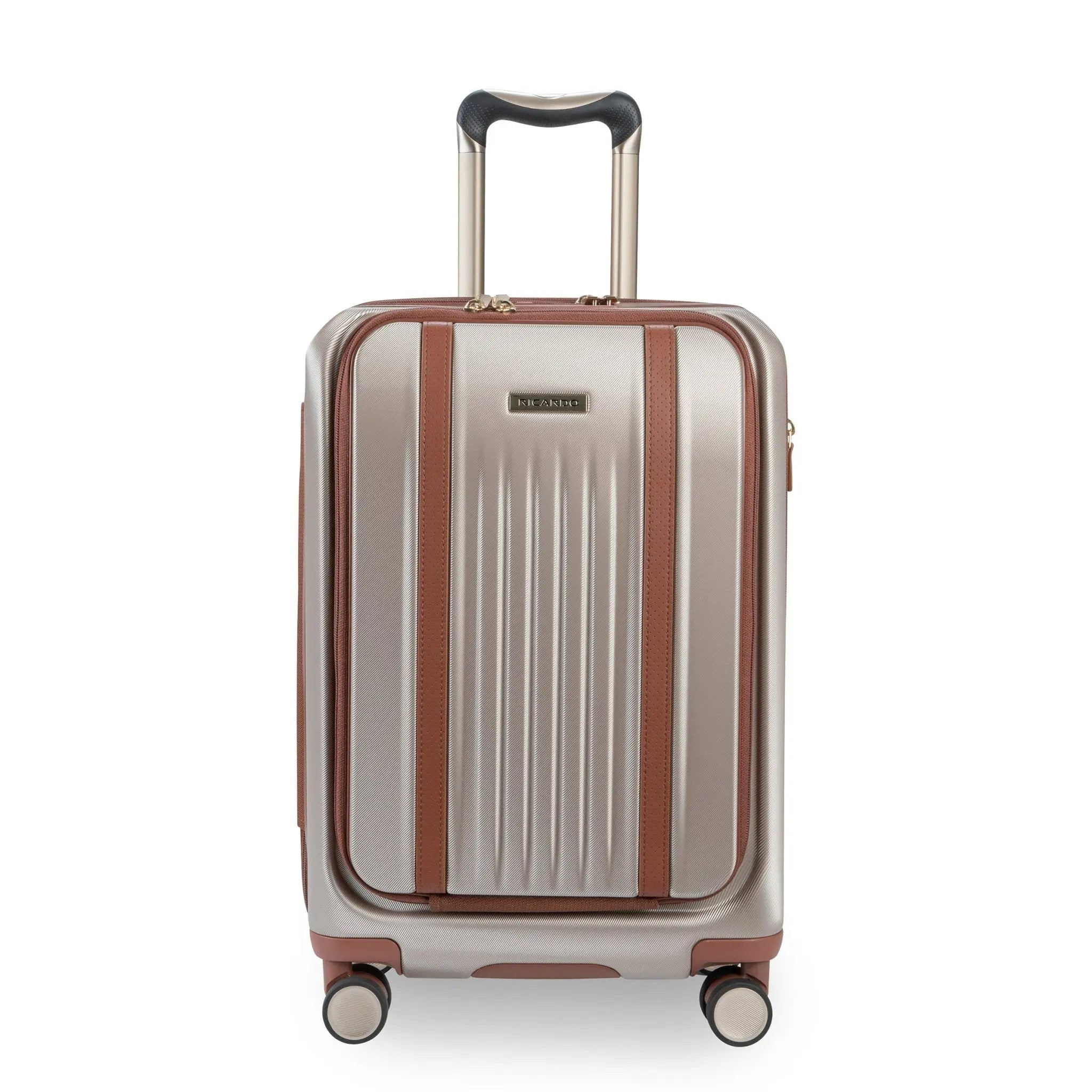 Ricardo Beverly Hills Montecito 2.0 FastAccess™ Front-Opening Hardside Carry-On Expandable Spinner - Champagne