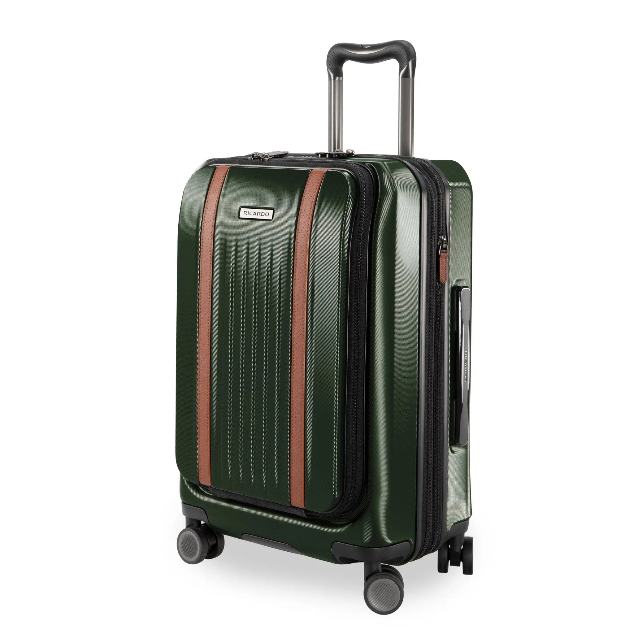 Ricardo Beverly Hills Montecito 2.0 FastAccess™ Front-Opening Hardside Carry-On Expandable Spinner - Hunter Green