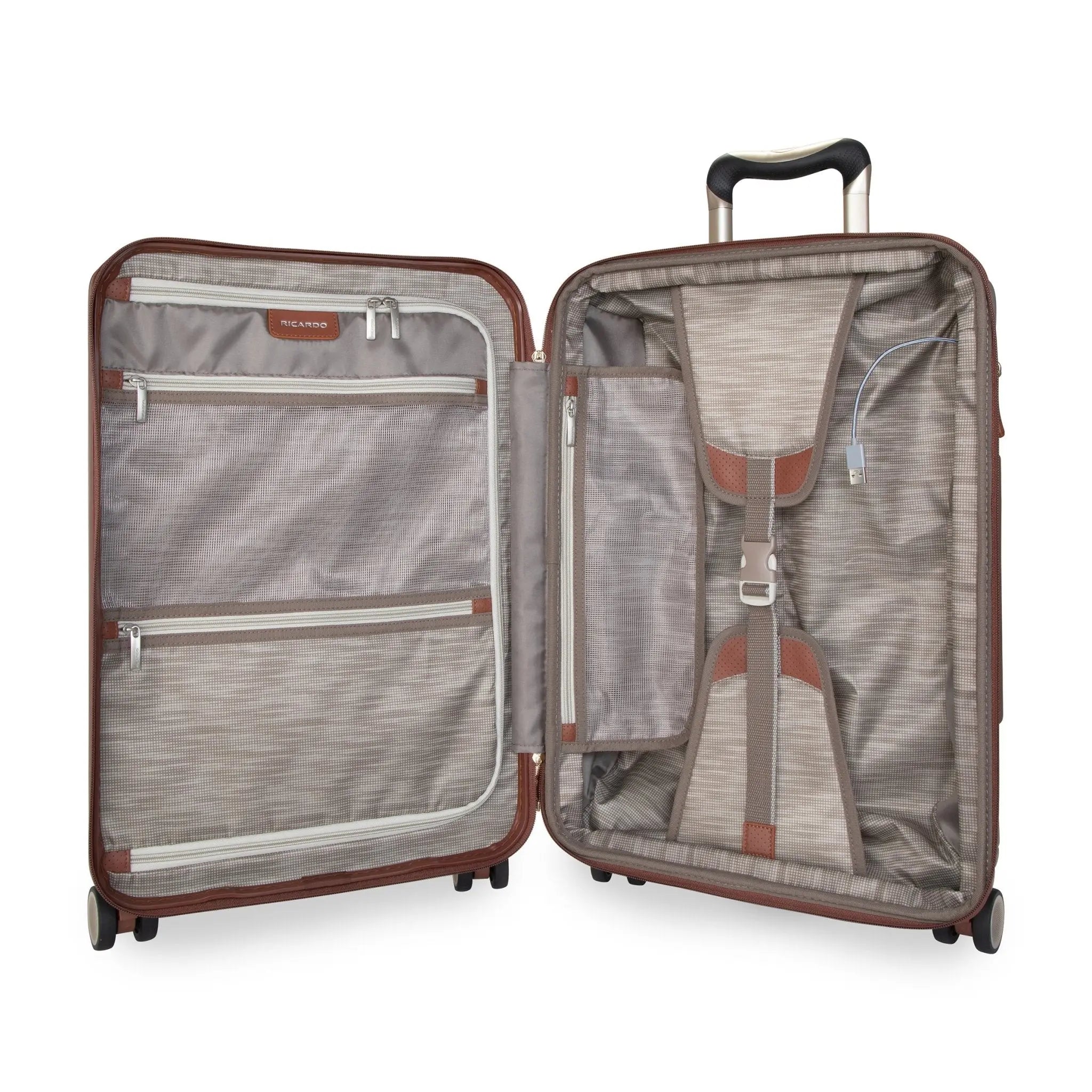 Ricardo Beverly Hills Montecito 2.0 FastAccess™ Front-Opening Hardside Carry-On Expandable Spinner - Champagne
