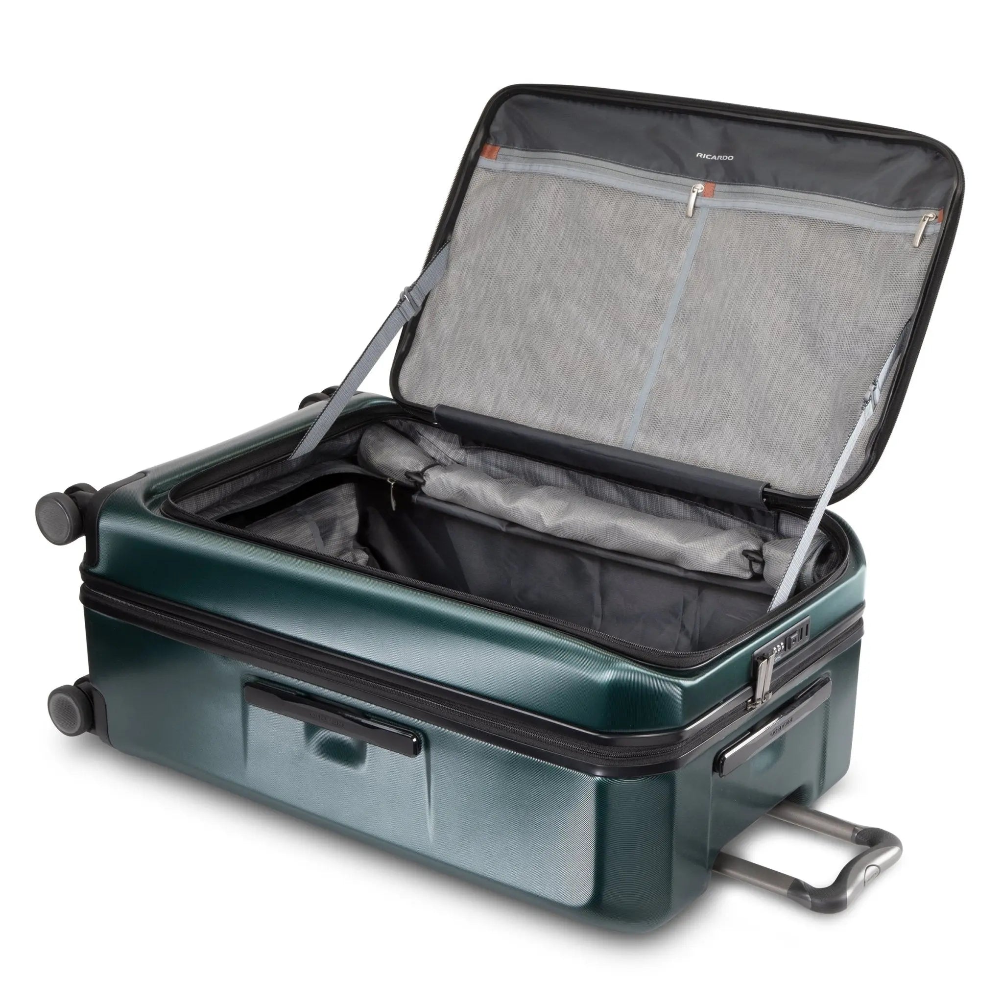 Ricardo Beverly Hills Montecito 2.0 Hardside Check-in Cargo Trunk, 105 L - Hunter Green