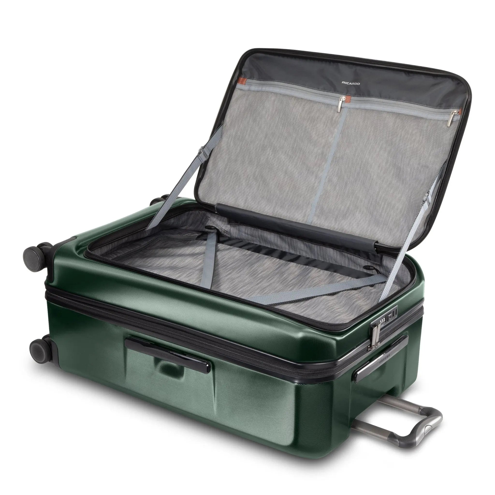 Ricardo Beverly Hills Montecito 2.0 Hardside Check-in Cargo Trunk, 105 L - Hunter Green