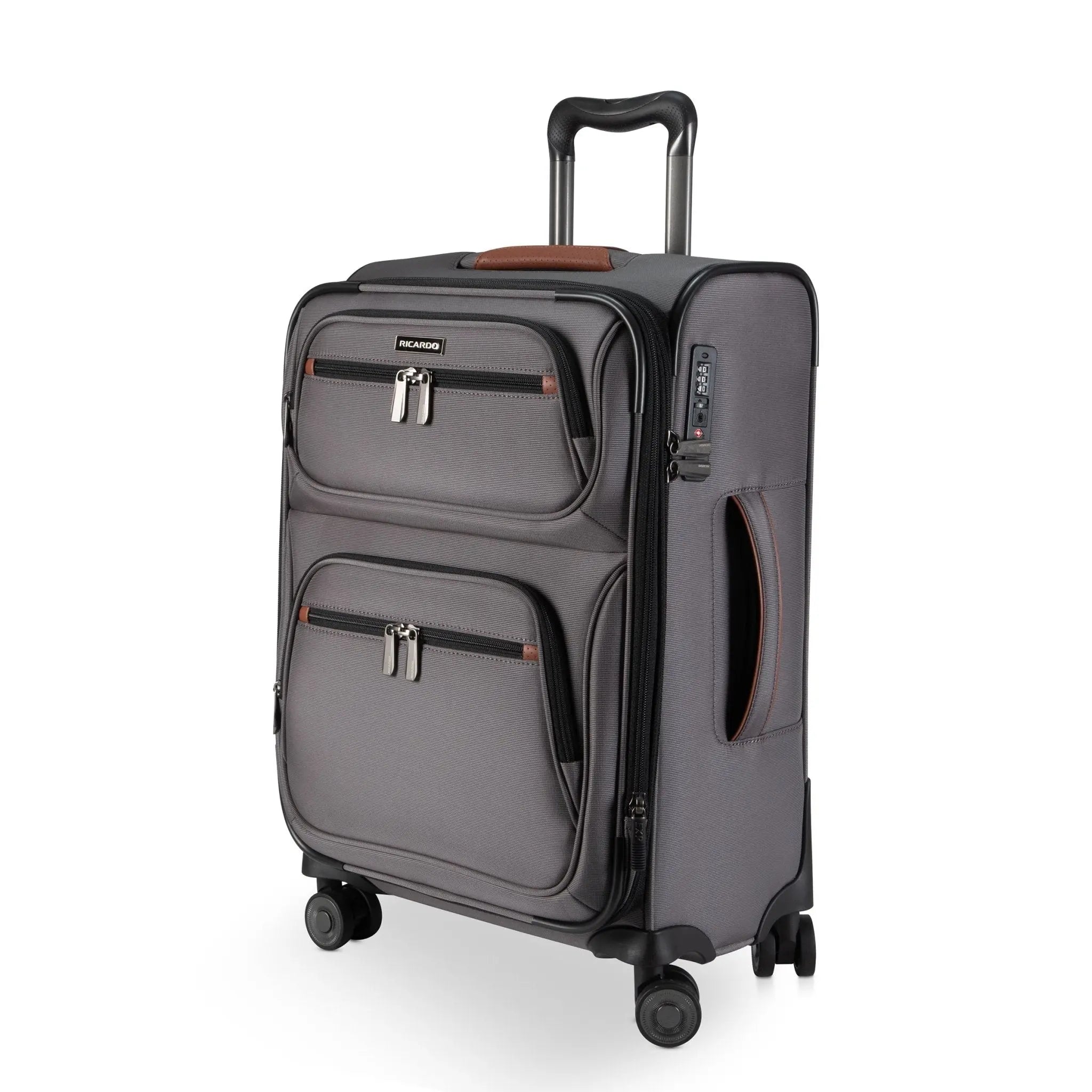 Ricardo Beverly Hills Montecito 3.0 Softside Carry-On Expandable Spinner - French Grey