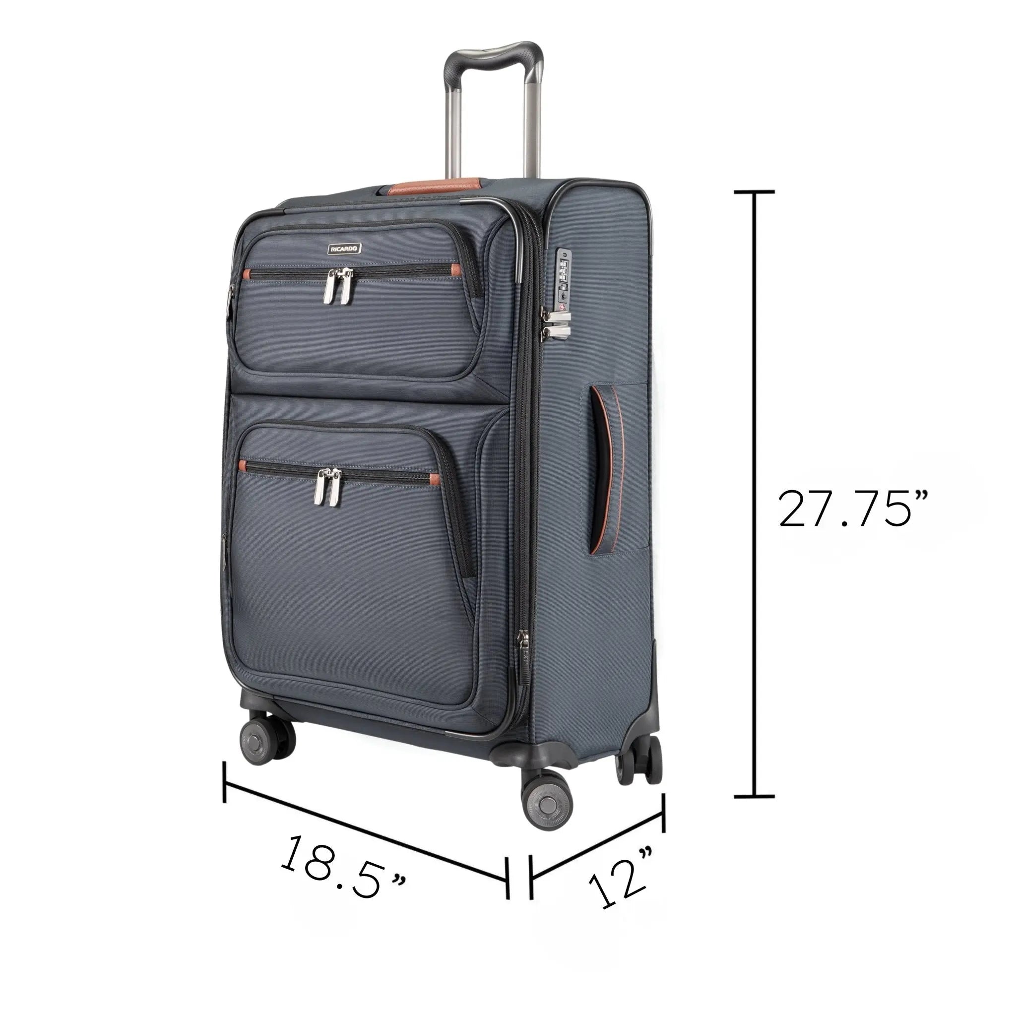 Ricardo Beverly Hills Montecito 3.0 Softside Medium Check-In Expandable Spinner - Graphite