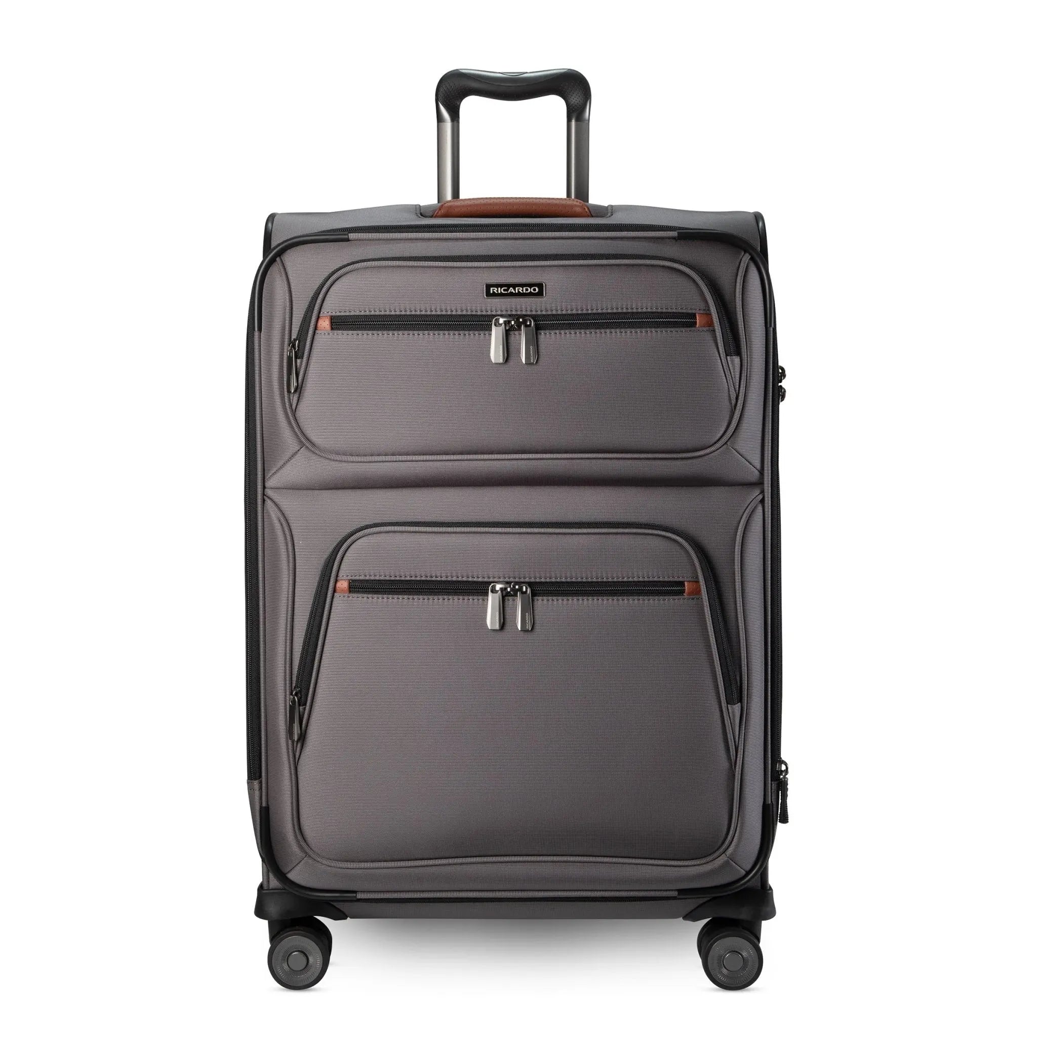 Ricardo Beverly Hills Montecito 3.0 Softside Medium Check-In Expandable Spinner - French Grey