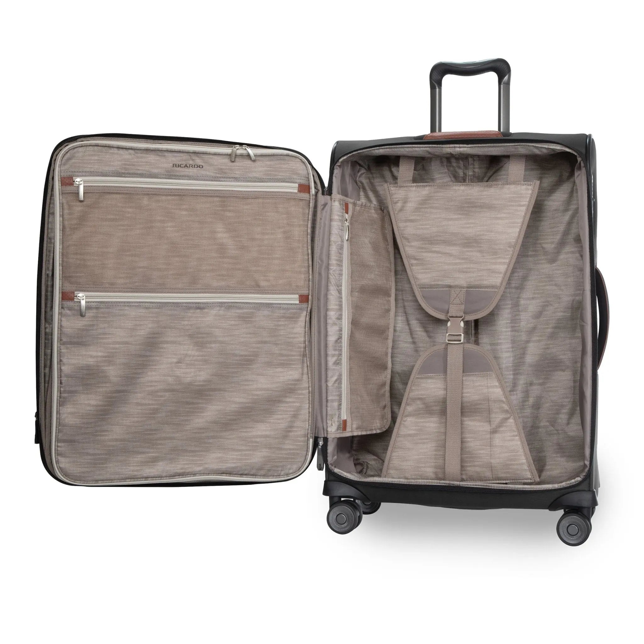 Ricardo Beverly Hills Montecito 3.0 Softside Medium Check-In Expandable Spinner - French Grey