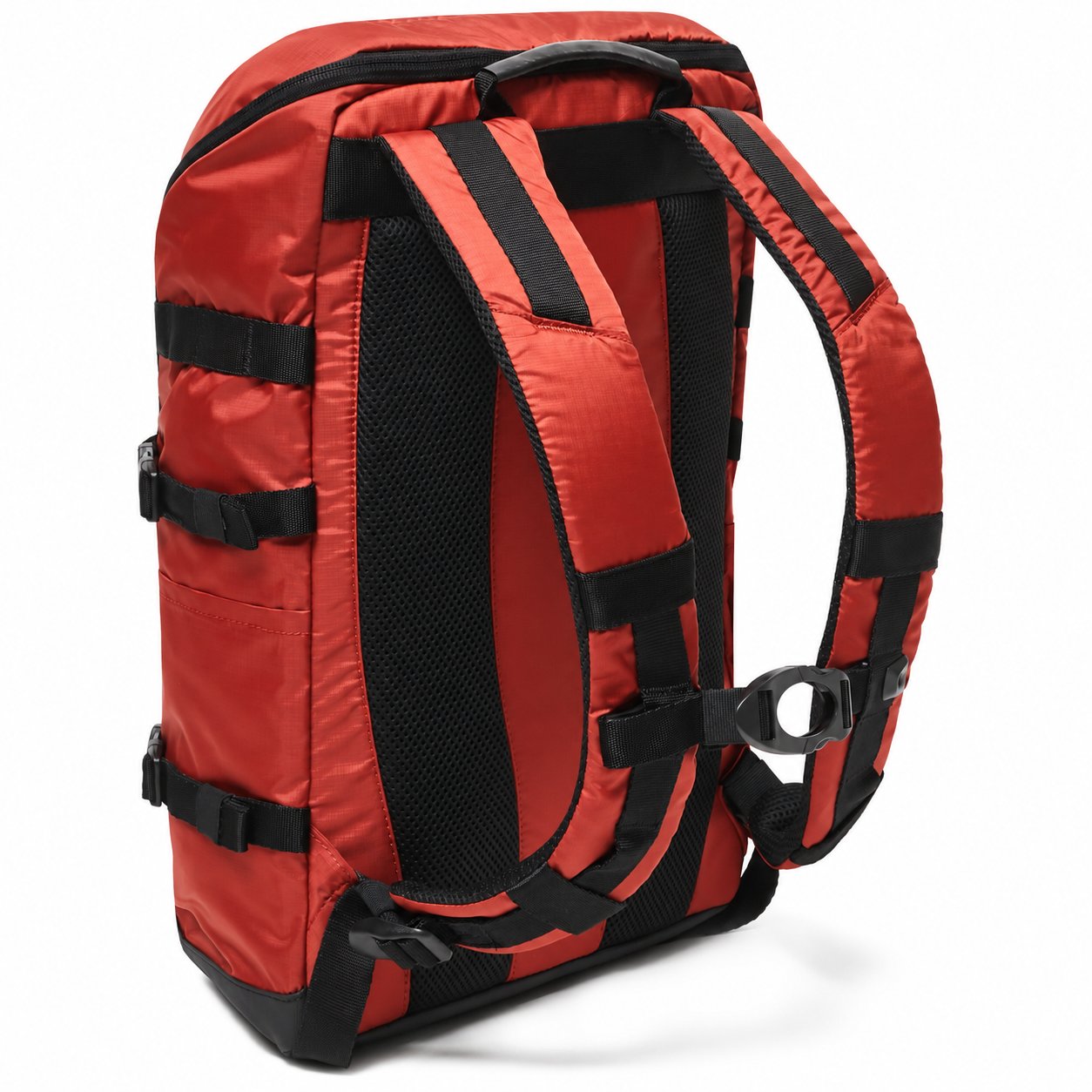 Oakley Outdoor Backpack in Brick - back panel and shoulder straps