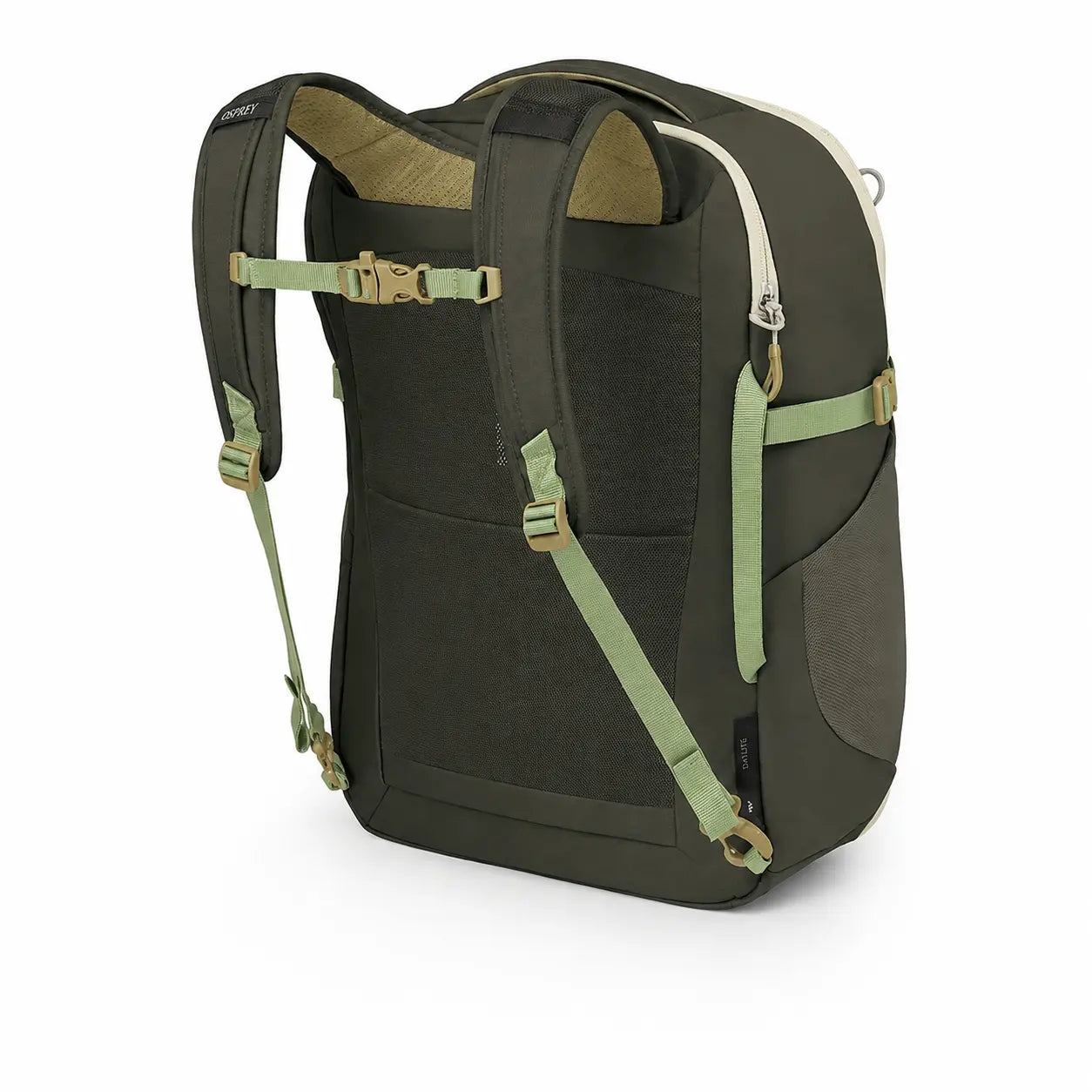 Osprey Daylite Carry-On Travel Pack 35 Gravel Tan rear three-quarter view