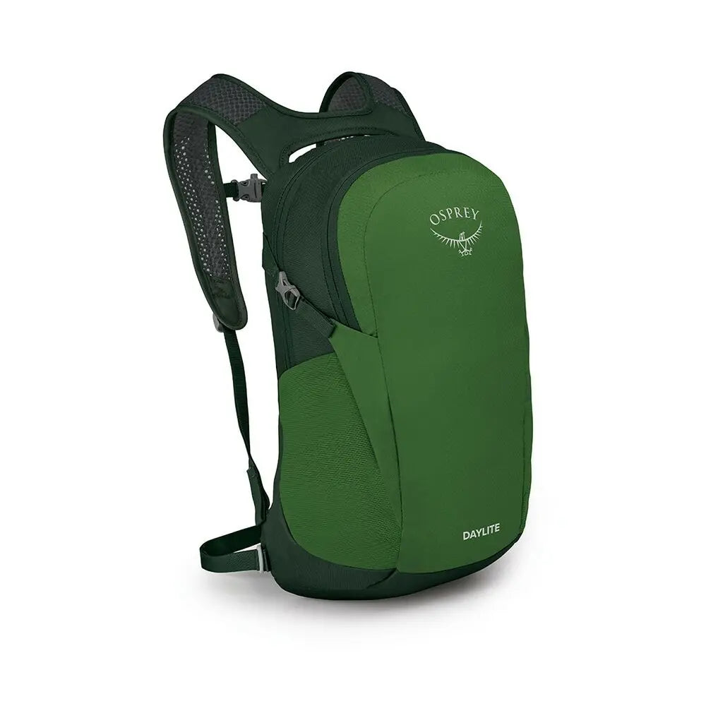 Osprey Daylite 13L in Green Belt/Green Canopy, three-quarter view