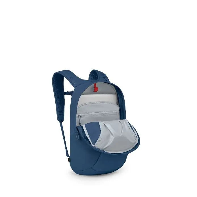 Osprey Farpoint Fairview Travel Daypack in Antique Blue - alternate side view