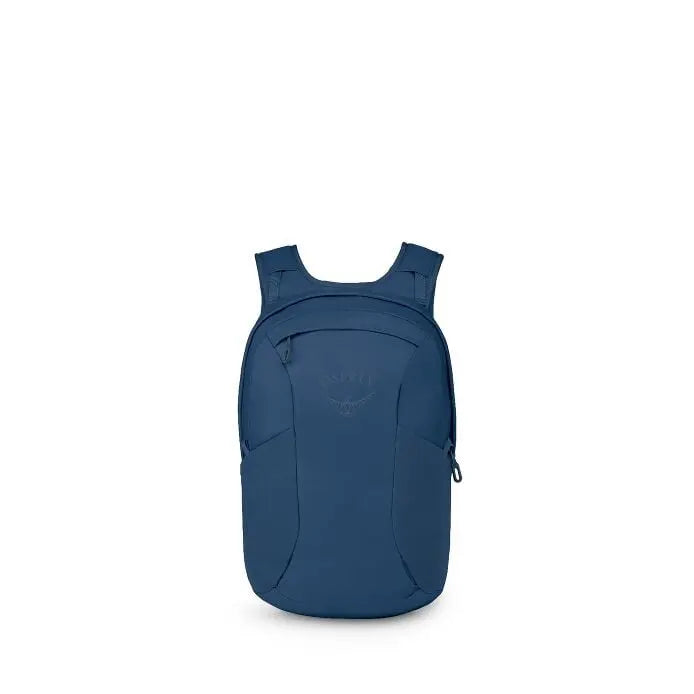 Osprey Farpoint Fairview Travel Daypack in Antique Blue - front view