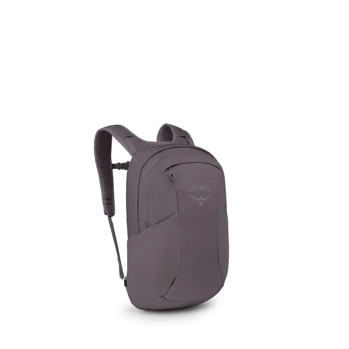 Osprey Farpoint Fairview Travel Daypack in Graphite Purple - side view