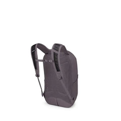 Osprey Farpoint Fairview Travel Daypack in Graphite Purple - rear three-quarter view