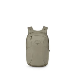 Osprey Farpoint Fairview Travel Daypack in Sawdust-Olive Tan - front view