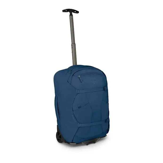 Osprey Farpoint Fairview Carry-On Wheeled Travel Pack 36L in Antique Blue