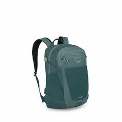 Osprey Flare 27 backpack in Cascade Blue-Torrent Blue - side view