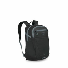 Osprey Flare 27 backpack in Black-Shale Grey - side view