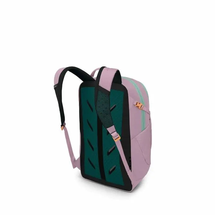Osprey Flare 27 backpack in Iris Pink - rear view