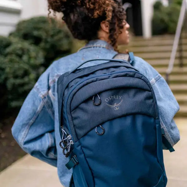 Osprey Nebula 32 Atlas Blue back panel