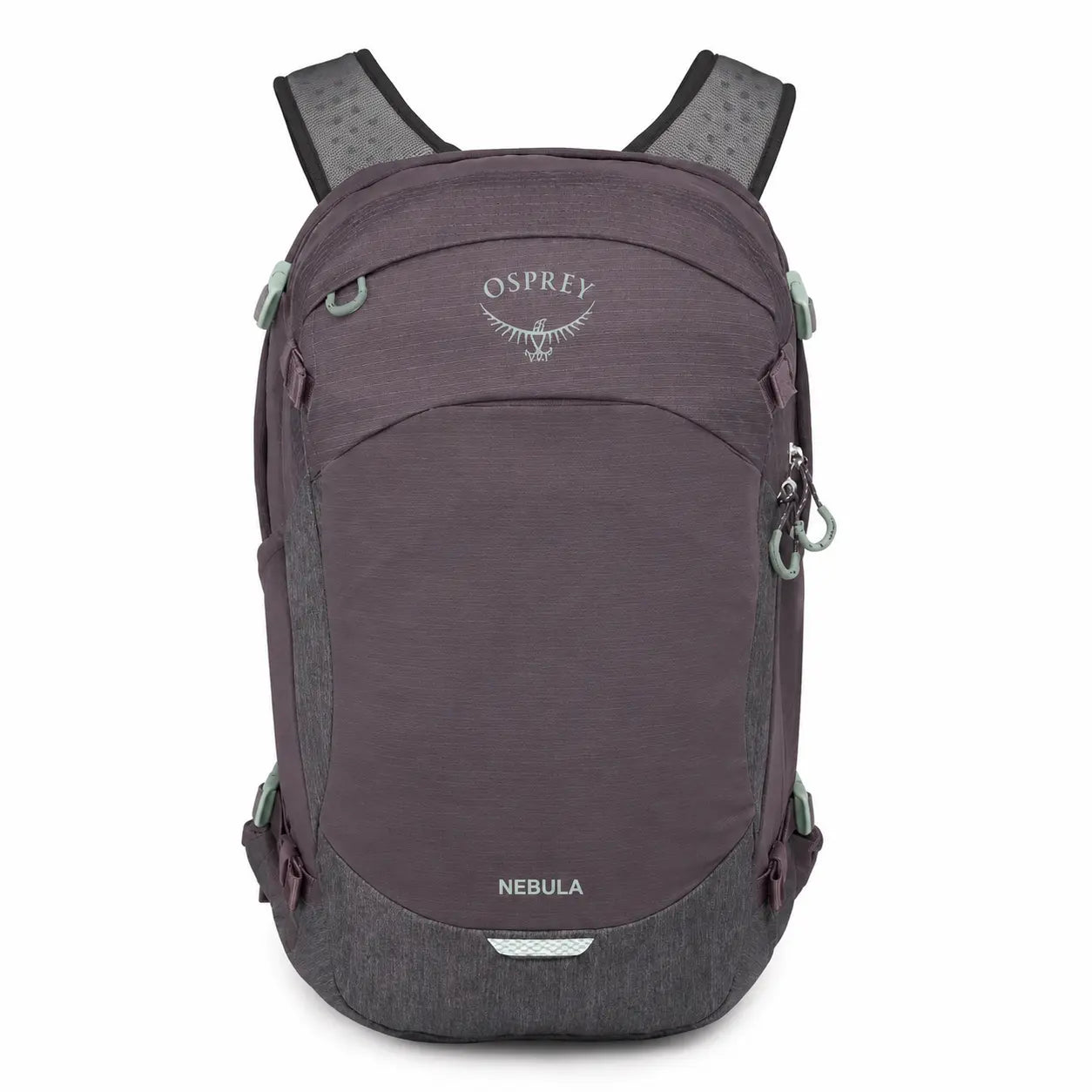 Osprey Nebula 32 Graphite-Purple Heather backpack, front view