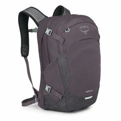 Osprey Nebula 32 backpack in Graphite-Purple Heather, front three-quarter view