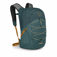 Osprey Quasar 26 backpack in Torrent Blue Heather, front three-quarter view