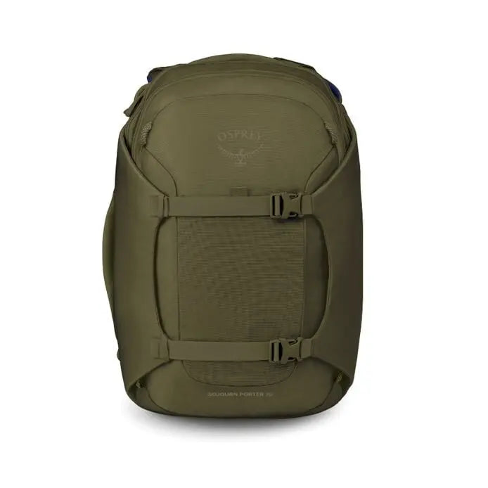 Osprey Sojourn Porter 30L (2026) - front view, shown in Moss Green