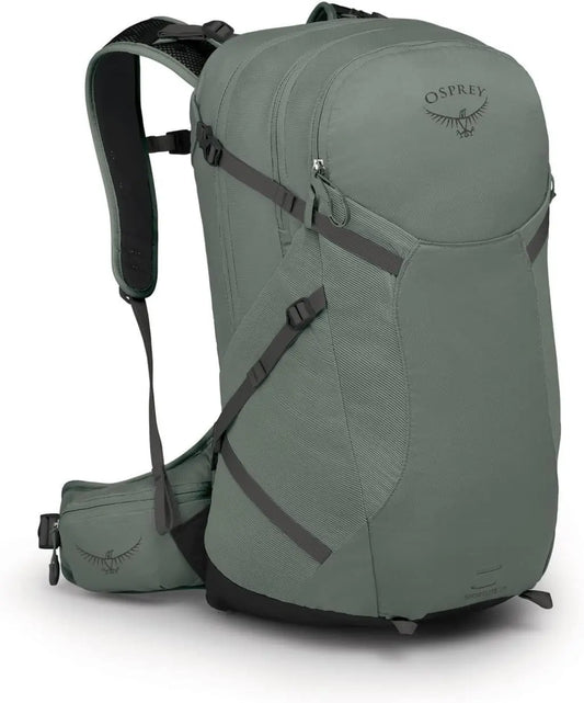 Osprey Sportlite 25 backpack in Pine Leaf Green, front three-quarter view