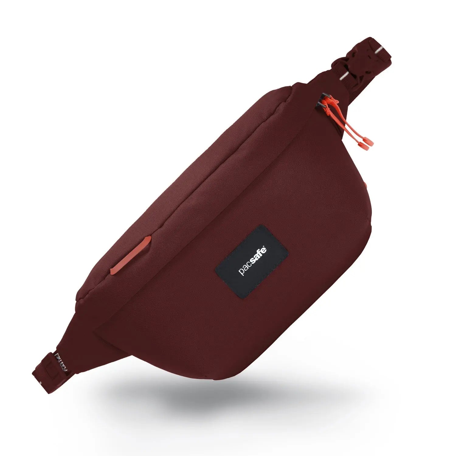 Pacsafe GO Sling Pack, Garnet Red — front view