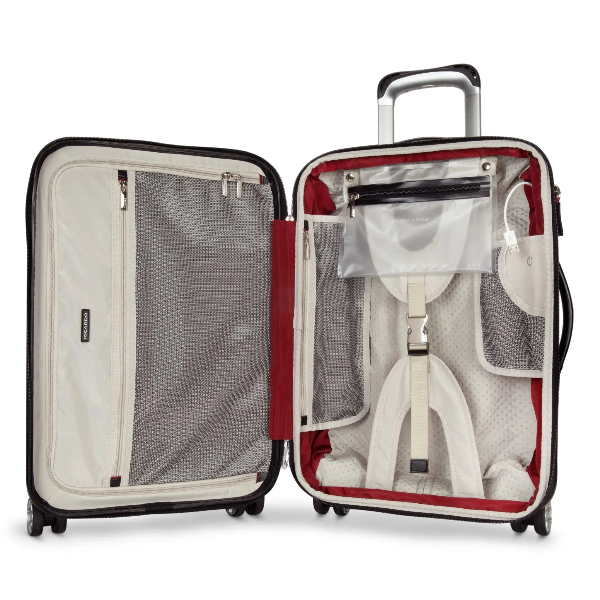 Ricardo Beverly Hills Rodeo Drive 2.0 Hardside Carry-On Expandable Spinner - Black
