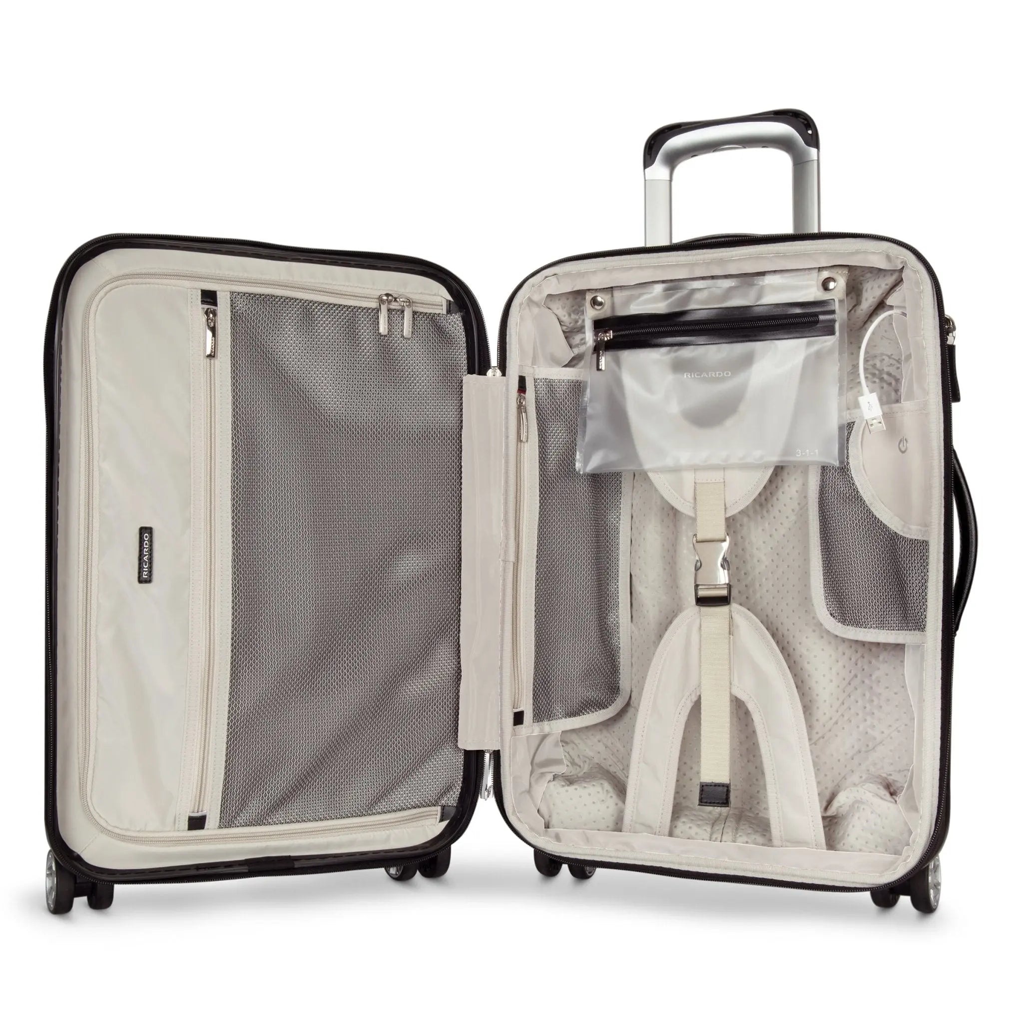 Ricardo Beverly Hills Rodeo Drive 2.0 Hardside Carry-On Expandable Spinner - Crimson