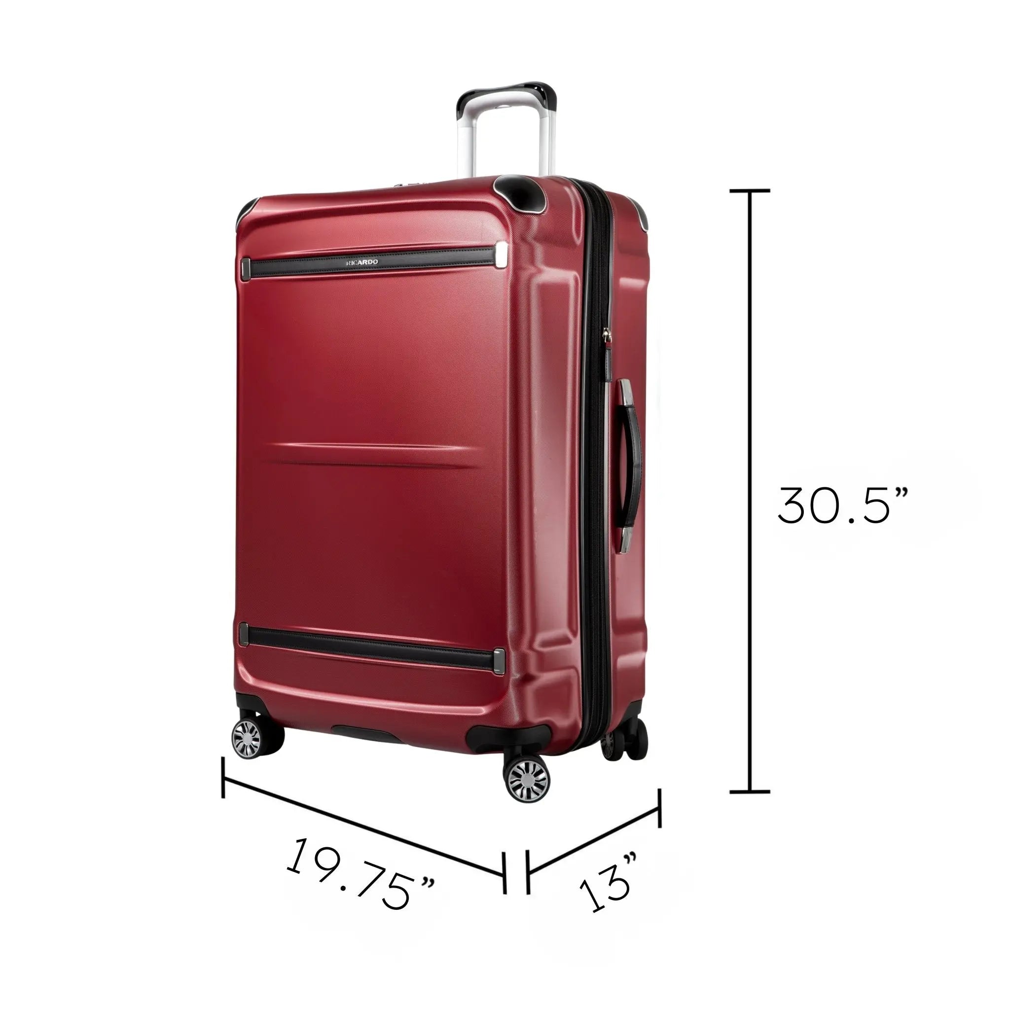 Ricardo Beverly Hills Rodeo Drive 2.0 Hardside Large Check-In Expandable Spinner - Crimson
