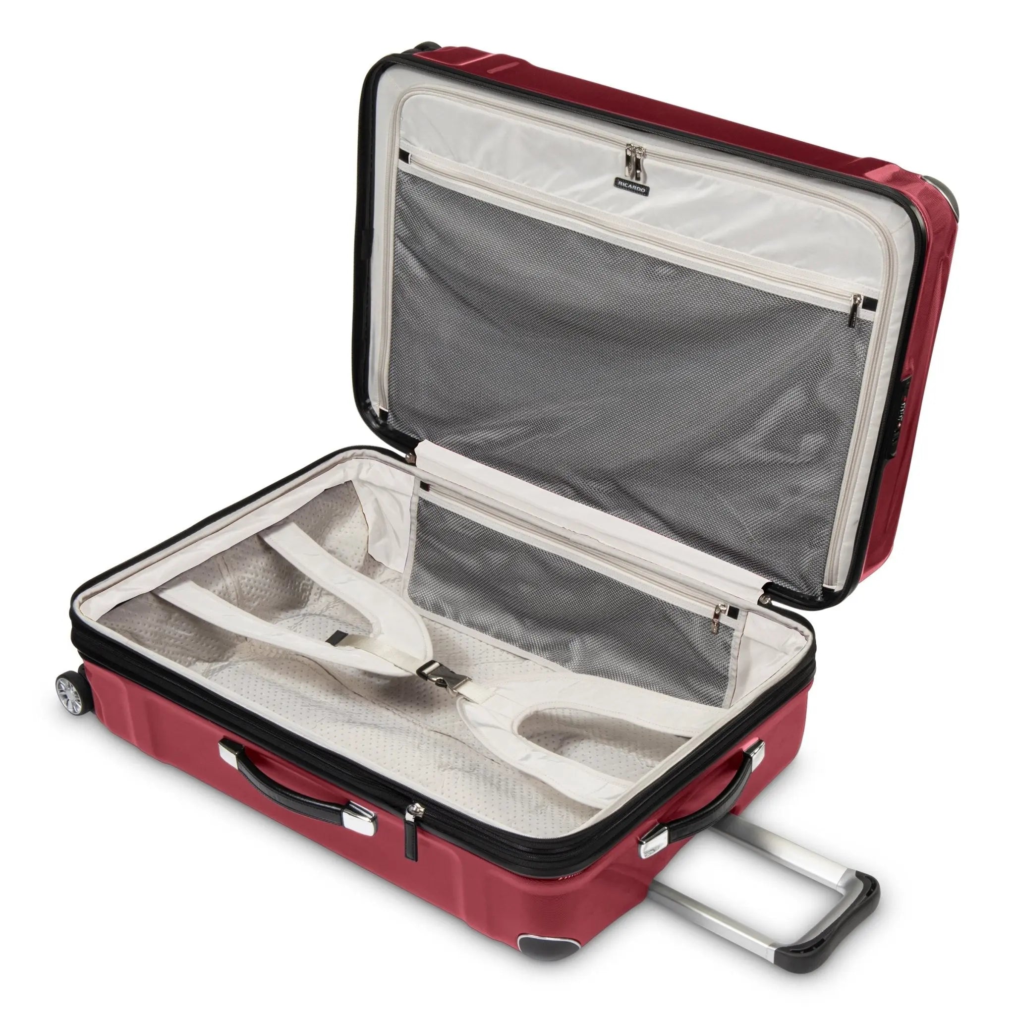 Ricardo Beverly Hills Rodeo Drive 2.0 Hardside Large Check-In Expandable Spinner - Crimson