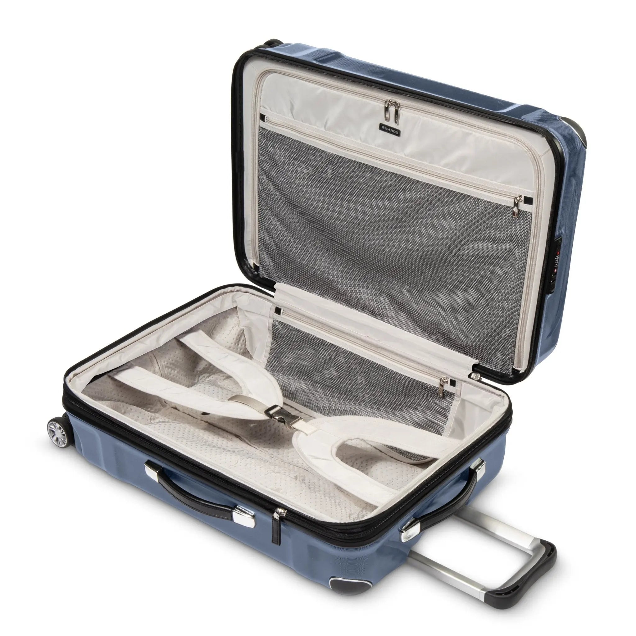 Ricardo Beverly Hills Rodeo Drive 2.0 Hardside Medium Check-In Expandable Spinner - Arctic Blue