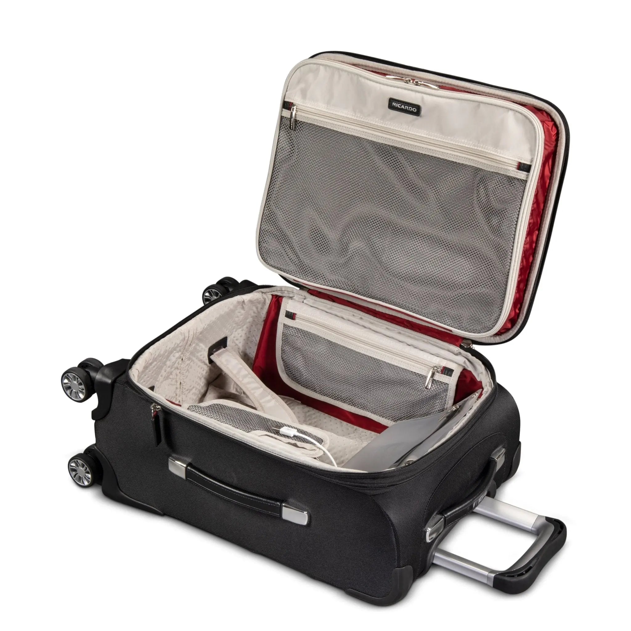 Ricardo Beverly Hills Rodeo Drive 2.0 Softside Carry-On Expandable Spinner - Black