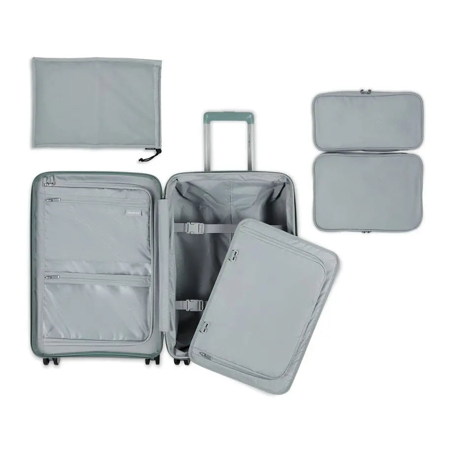 Samsonite Elevation Plus Classic Carry-On interior, packing cubes and removable organizers