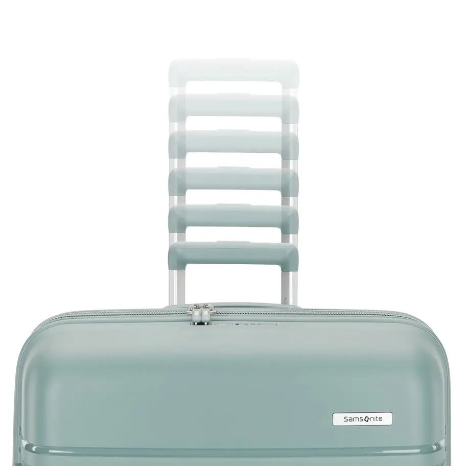 Samsonite RightHeight handle adjustment positions