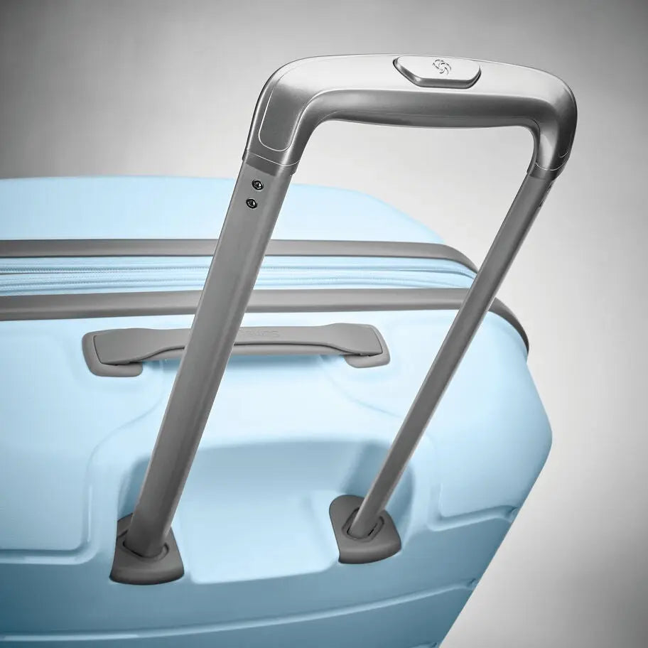 Samsonite Freeform 2 Piece Spinner Set Sky Blue handle detail