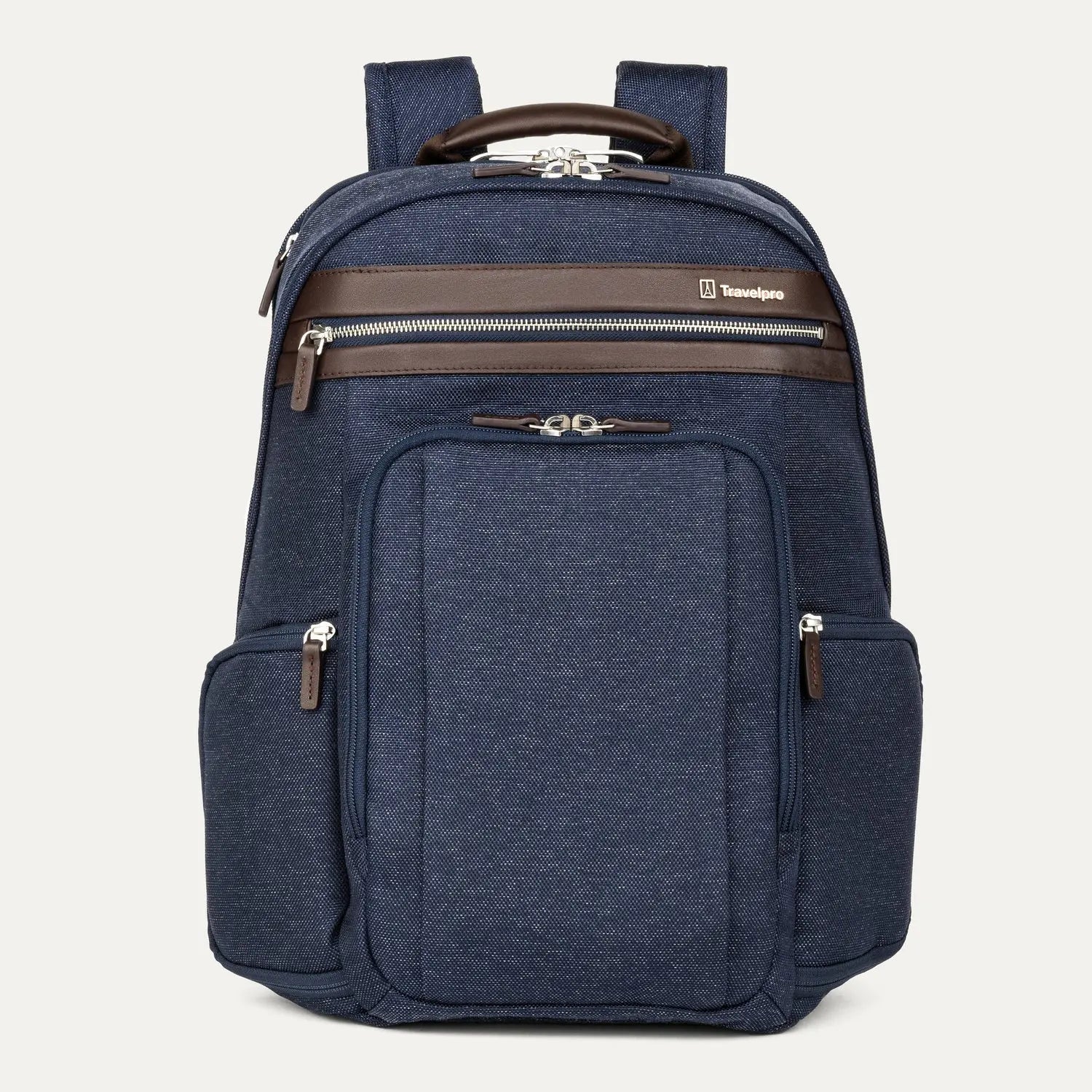 Travelpro Platinum Elite Business Laptop Backpack 27L in True Navy - front
