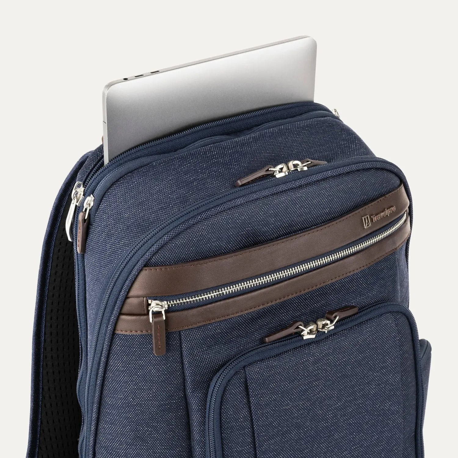 Travelpro Platinum Elite Business Laptop Backpack 27L in True Navy - laptop sleeve