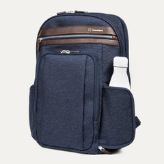 Travelpro Platinum Elite Business Laptop Backpack 27L in True Navy - bottle pocket