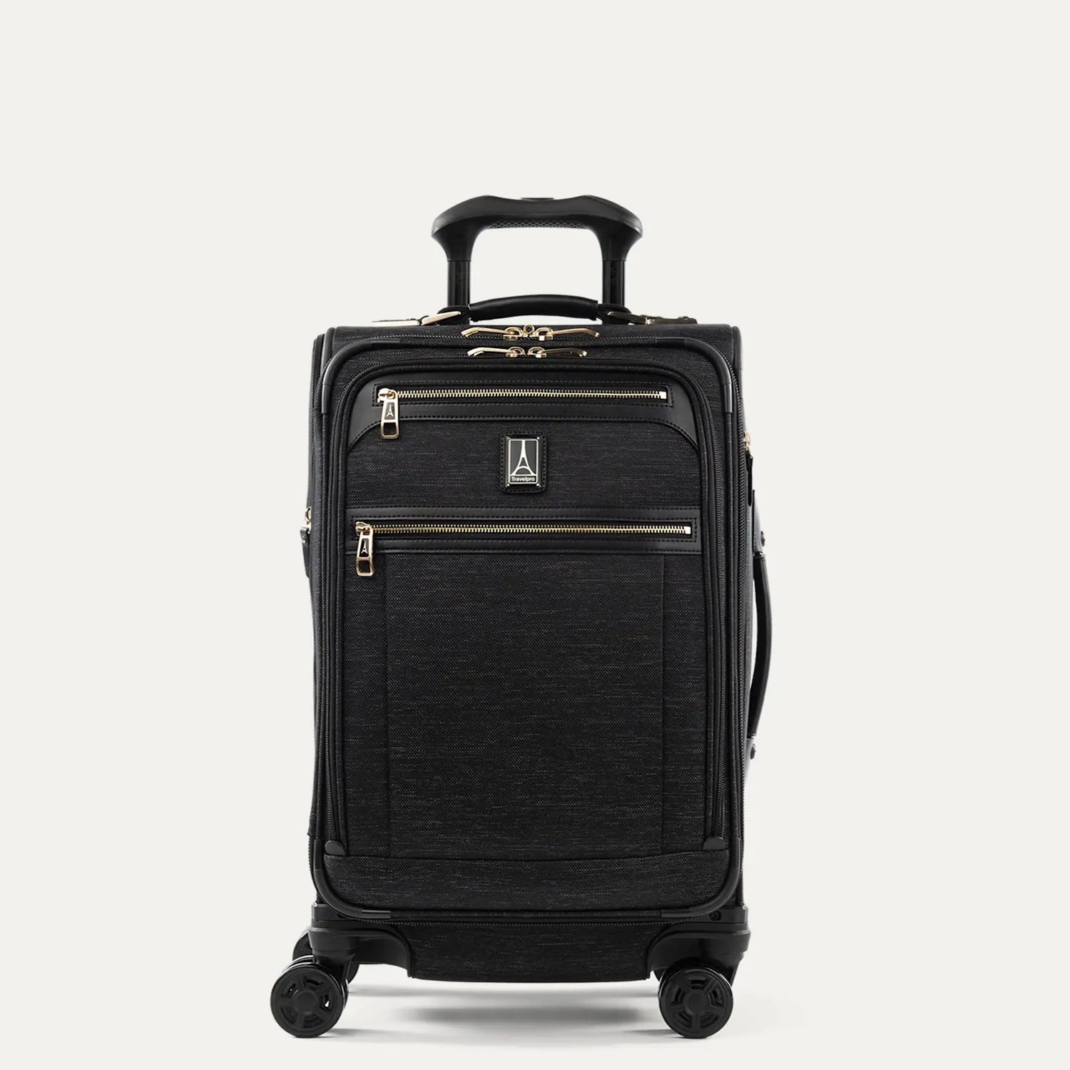 Travelpro Platinum Elite Carry-On Spinner in Intrigue Black - front