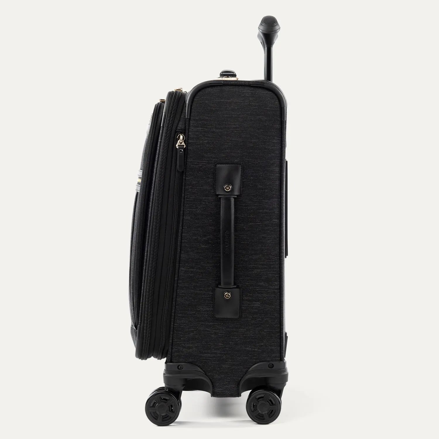 Travelpro Platinum Elite Carry-On Spinner in Intrigue Black - interior