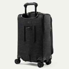 Travelpro Platinum Elite Carry-On Spinner in Intrigue Black - expanded interior