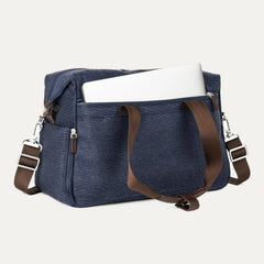 Travelpro Platinum Elite UnderSeat Tote in True Navy - padded laptop sleeve
